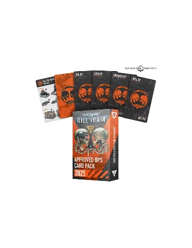 Kill Team: Approved Ops Cards 2025 Inglés Warhammer 40.000