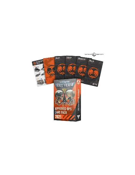 Kill Team: Approved Ops Cards 2025 Inglés Warhammer 40.000