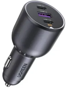 Ugreen 35025 Cargador de Coche x2 USB-C/USB-A 130W Negro-1399533
