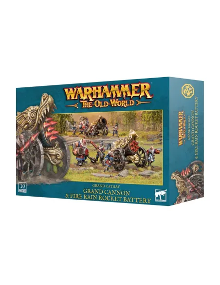 Grand Cannon & Fire Rain Rocket Battery Grand Cathay The Old World Warhammer
