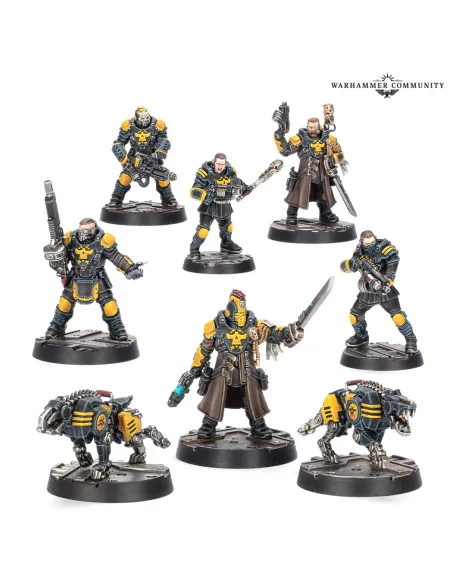 Palanite Enforcer Captains & Sergeants Necromunda Warhammer 40.000