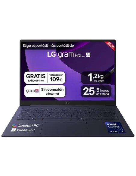 LG Gram pro 16Z90TS-G.AU99B Intel Core Ultra 9 288V/32GB/1TB SSD/16" W11 Home