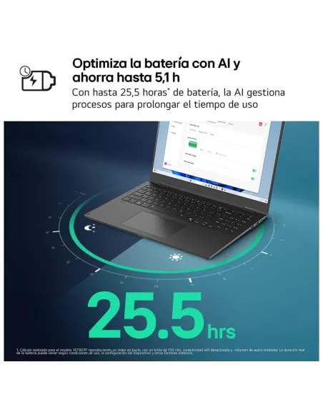 Portátil Ultrabook LG Gram pro 16Z90TS-G.AU99B con 11 Home