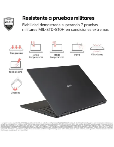 Portátil Ultrabook LG Gram pro 16Z90TS-G.AU99B con 11 Home