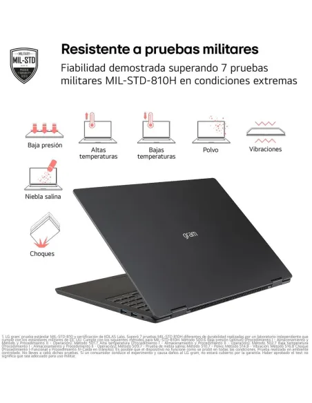 Portátil Ultrabook LG Gram pro 16Z90TS-G.AU99B con 11 Home