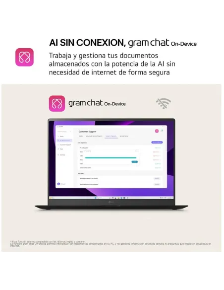 Portátil Ultrabook LG Gram pro 16Z90TS-G.AU99B con 11 Home