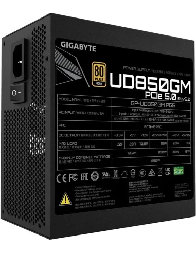 Fuente de Alimentación Gigabyte UD850GM PG5 V2 Negra