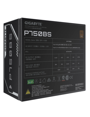 Gigabyte GP-P750BS 750W 80 Plus Bronze