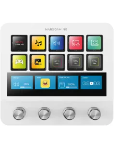 Mars Gaming MSDPROW Control Deck Blanco-FTRTUS0583
