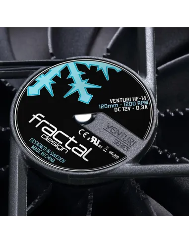 Ventilador Fractal Design Venturi HF-14 Negro/Gris