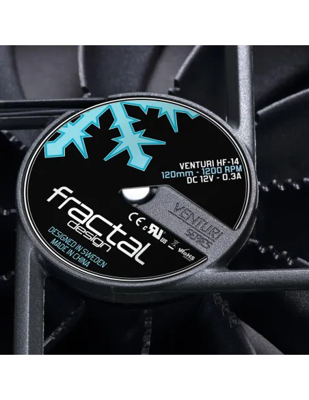 Ventilador Fractal Design Venturi HF-14 Negro/Gris