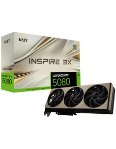 MSI GeForce RTX 5080 INSPIRE 3X OC 16GB GDDR7 Reflex 2 RTX AI DLSS4