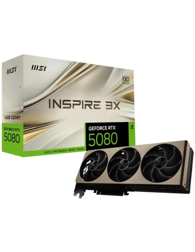 MSI GeForce RTX 5080 INSPIRE 3X OC 16GB GDDR7 Reflex 2 RTX AI DLSS4