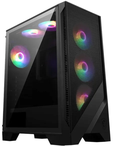 MSI MAG FORGE 120A AIRFLOW Cristal Templado USB 3.2 Negro