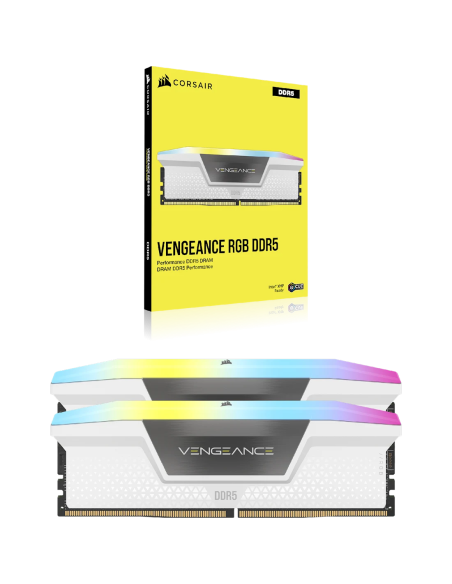 Corsair Vengeance RGB CMH64GX5M2B6000Z30W DDR5 6000MHz 64GB (2x32GB) CL30
