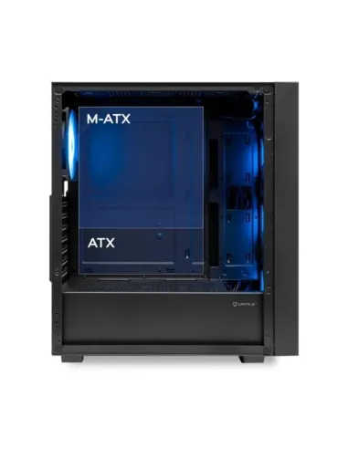 Torre Unyka Revelat Mesh Compact Edition Gaming aRGB Negro