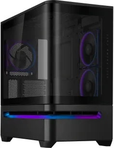 ASUS Prime AP202 ARGB Negra Cristal Templado Micro ATX/Mini-ITX