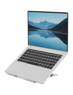 Fellowes Alumia 100138867 Elevador Portátil para Portátiles de hasta 15" Plata-AAOAAC0206