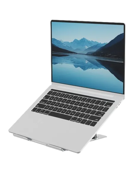 Fellowes Alumia 100138867 Elevador Portátil para Portátiles de hasta 15" Plata