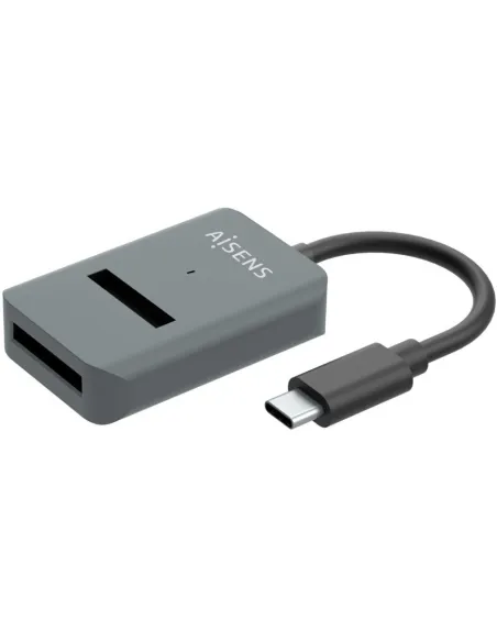 Aisens ASUC-M2D012-GR Docking Station Discos Duros M.2 SATA/NVMe USB-C Gris
