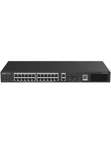 Ruijie Networks RG-ES228GL-SP Switch Gestionado Gigabit Ethernet 26xGbE 24 PoE Negro