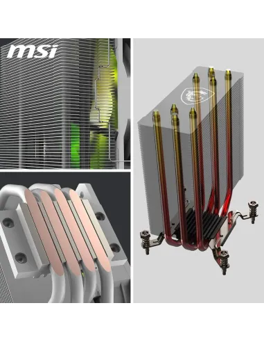 Disipador de CPU MSI MAG COREFROZR AA13 White para LGA 1700