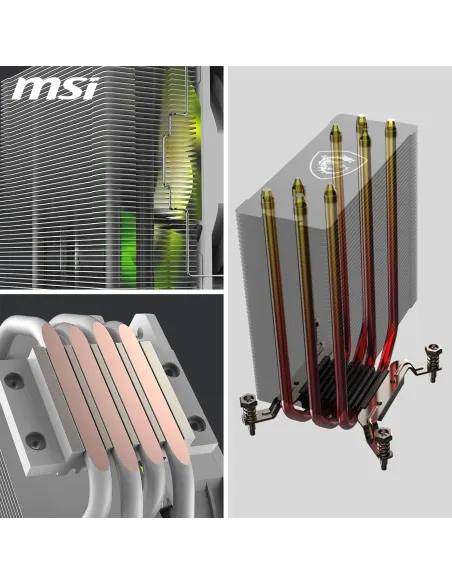 Disipador de CPU MSI MAG COREFROZR AA13 White para LGA 1700