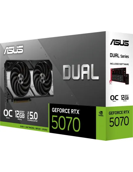 Tarjeta Gráfica ASUS Dual GeForce RTX 5070 OC 12GB