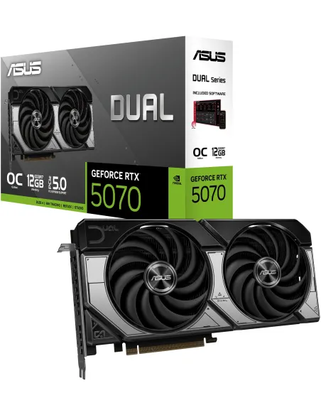 ASUS Dual GeForce RTX 5070 OC 12GB GDDR7 Reflex 2 RTX AI DLSS4