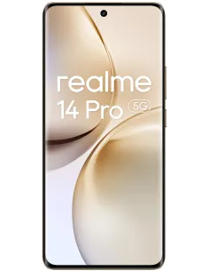 Realme 14 Pro 5G 12/512GB Blanco Pantalla OLED 120 Hz 6.77" Android 15 y USC-C con Carga Rápida SuperVOOC-1394029