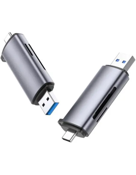 Ugreen 50706 Lector De Tarjeta USB/Micro-USB Plata