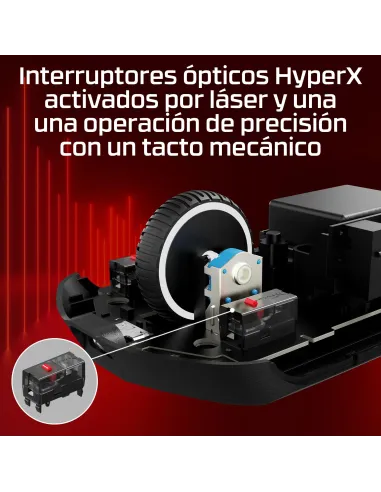 Ratón HyperX Pulsefire Haste 2 Pro Blanco