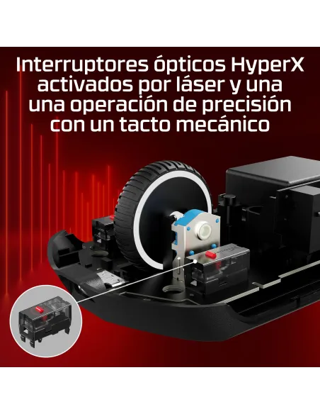 Ratón HyperX Pulsefire Haste 2 Pro Blanco