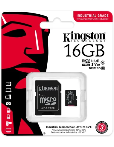 Tarjeta de Memoria Kingston Technology Industrial SDCIT2/16GB