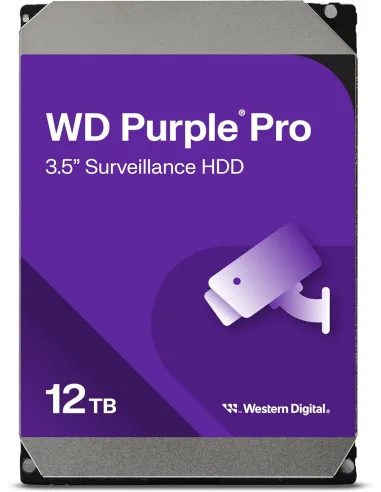 Western Digital Purple Pro WD122PURP 12TB Surveillance 3.5" SATA 3 256MB
