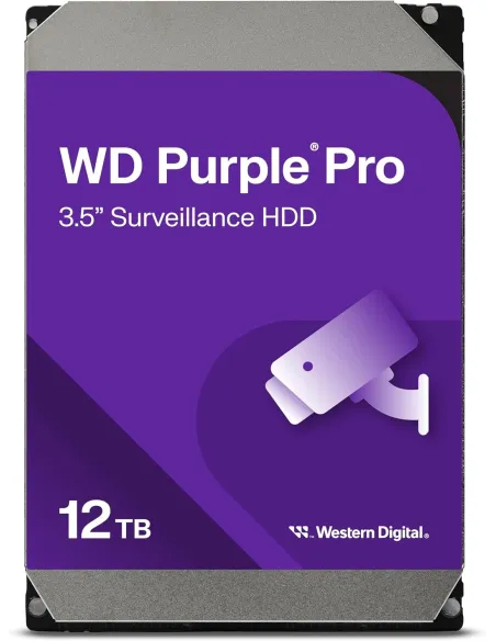 Western Digital Purple Pro WD122PURP 12TB Surveillance 3.5" SATA 3 256MB