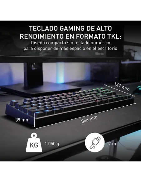 Teclado Cherry XTRFY K4V2 RGB TKL