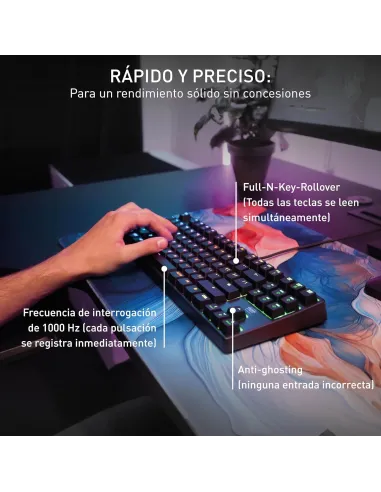 Teclado Cherry XTRFY K4V2 RGB TKL