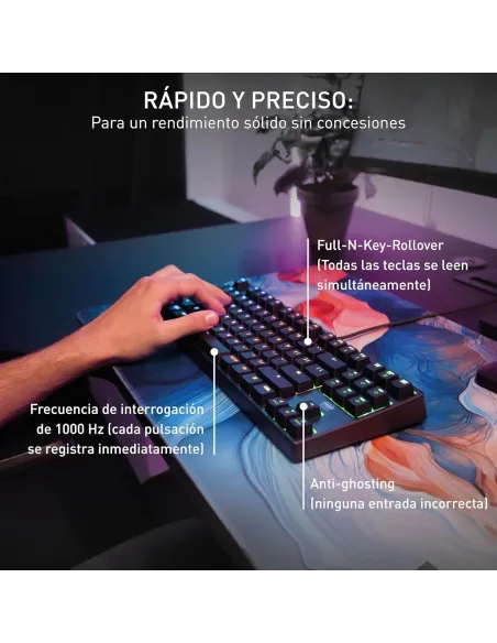 Teclado Cherry XTRFY K4V2 RGB TKL