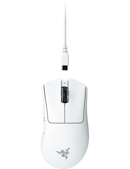 Razer DeathAdder V4 Pro Blanco Inalámbrico Alta Precisión para Profesionales