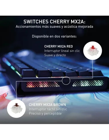 Teclado Gaming Cherry XTRFY MX 3.1 Negro (MX2A Rojo)