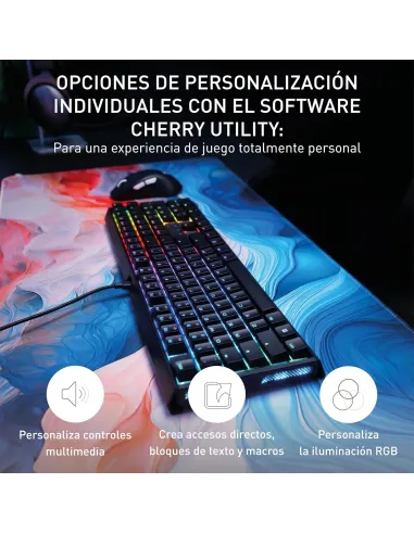 Teclado Gaming Cherry XTRFY MX 3.1 Negro (MX2A Rojo)
