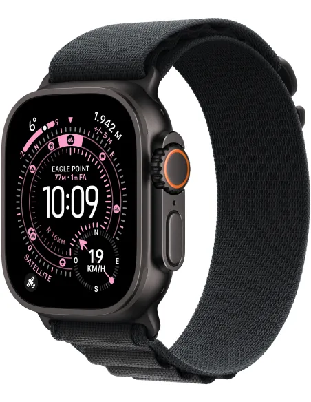 Apple Watch Ultra 3 GPS + Cellular 49 mm Black Titanium Case with Black Alpine Loop (Talla L)