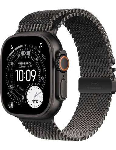 Apple Watch Ultra 3 GPS + Cellular 49 mm Black Titanium Case with Black Titanium Milanese Loop (Talla M)