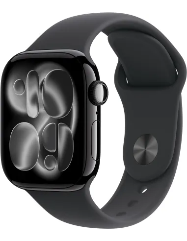 Apple Watch Series 11 GPS 42mm MEQT4QL/A Caja de Aluminio Negro Azabache con Correa Deportiva Negra S/M