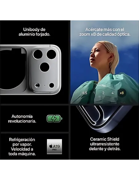 Smartphone Apple iPhone 17 Pro Max 256GB Naranja