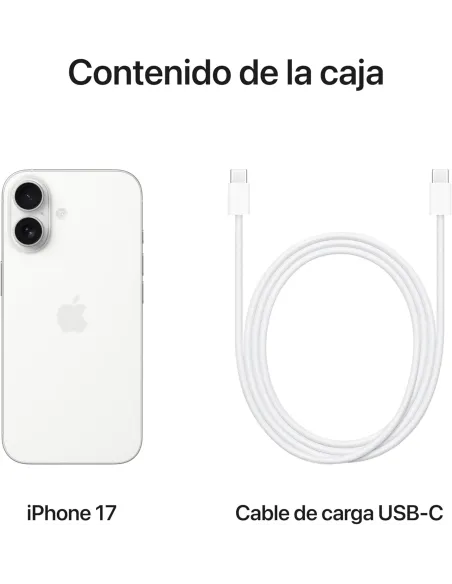 Smartphone Apple iPhone 17 256GB Blanco