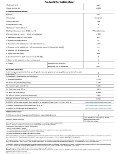 Smartphone Apple iPhone 17 256GB Negro