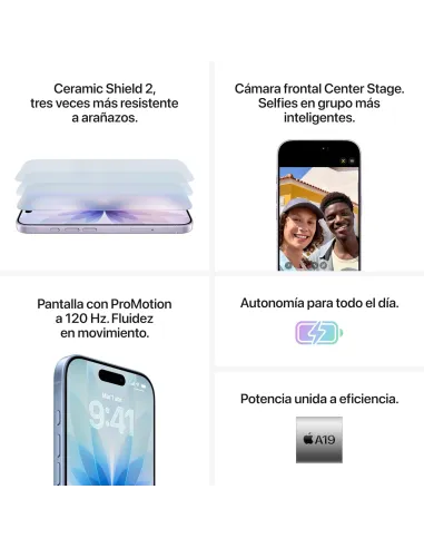 Smartphone Apple iPhone 17 256GB Lavanda