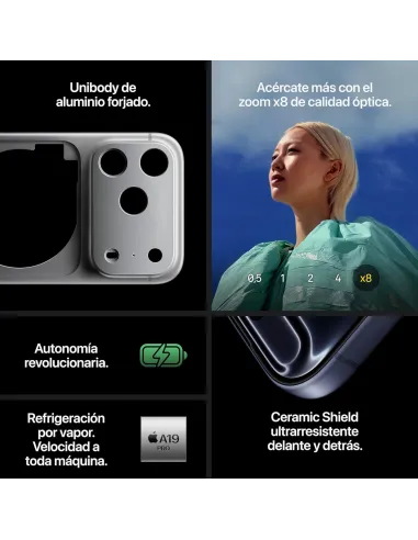 Smartphone Apple iPhone 17 Pro 256GB Naranja